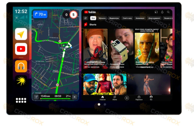 Штатная магнитола Toyota 230х130мм 2016+ на Android 10, DSP, 4G, IPS, Carplay - Cardrox CD-4069-13 (11-13 дюймов)