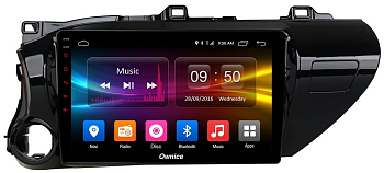 Штатная магнитола для Toyota Hilux 2015+ на Android 10, DSP, HDMI, Интерьерная подсветка - Carmedia OL-1686-D Штатная магнитола для Toyota Hilux 2015+ на Android 10, DSP, HDMI, Интерьерная подсветка - Carmedia OL-1686-D