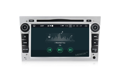 Штатная автомагнитола Opel Astra H, Vectra C, Corsa D, Antara, Vivaro, Meriva, Zafira (серебро) Carmedia MKD-7408-P30-s Android 10 DSP