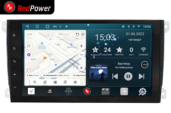 Автомагнитола штатная с 2K экраном RedPower 71303 Slim на Android 10 для Porsche Cayenne (2002-2010)