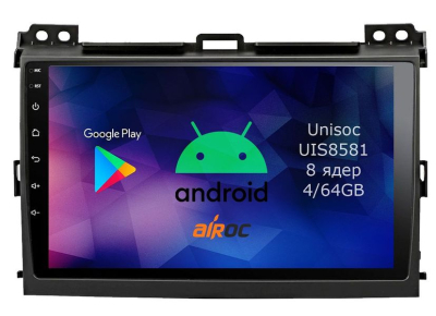 Штатная магнитола для Toyota Land Cruiser Prado 120 (с усилителем) на Android 14 - Airoc RMN-1105-Y Штатная магнитола для Toyota Land Cruiser Prado 120 (с усилителем) на Android 14 - Airoc RMN-1105-Y