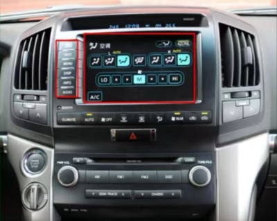 Штатная магнитола Toyota Land Cruiser 200 2009-2012 (для высоких комплектаций со штатной навигацией и круговым обзором) на Android 12 - Radiola RDL-LC200H 07-15 New (C)