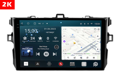 Автомагнитола штатная с 2K экраном Redpower 75163 на Android 10 для Toyota Corolla (2007-2012)