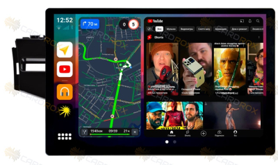 Штатная магнитола Honda Fit 3 2013-2019 левый руль на Android 10, DSP, 4G, IPS, Carplay - Cardrox CD-4896-13 (11-13 дюймов)