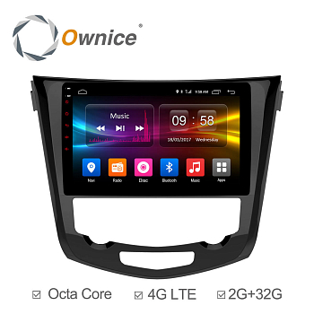 Штатная магнитола Ownice C500+ S1668P для Nissan X-trail 3 (Android 6.0)