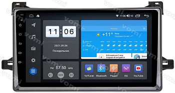 Штатная магнитола VOMI ZX583R9-7862-LTE-4-64 для Toyota Prius 4 XW50 09.2015-11.2018 дорест на Android 10