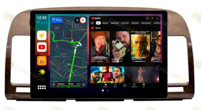 Штатная магнитола Toyota Camry V30 2001-2005 (под дерево) на Android 10, DSP, 4G, IPS, Carplay - Cardrox CD-4315-13 (11-13 дюймов)