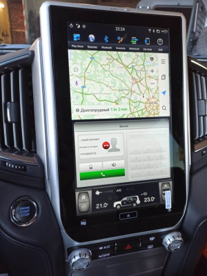 Магнитола Tesla для Toyota Land Cruiser 200 10.2015+ на Android 9.0 Carmedia ZF-1807L-DSP