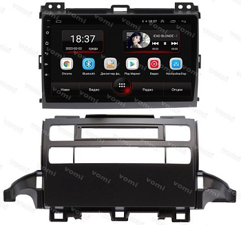 Штатная магнитола VOMI AK559R9-MTK-LTE-4-64 для Toyota Prado 120 2002-2009 для разделения магнитолы и климат-контроля на Android 10