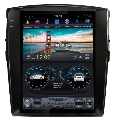 Магнитола Tesla для Mitsubishi Pajero IV 2006-2015 (V97/V93) на Android 9.0 Carmedia ZF-1302-DSP