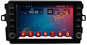 Головное устройство на Android 10 для Toyota Auris 2007-2012 CARDROX FD-4431-TS10-4-64 с кнопками и DSP процессором