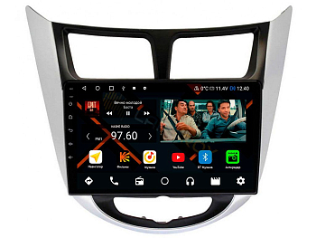 Штатная магнитола Hyundai Solaris 2010-2016 на Android 11, DSP, 4G, IPS / QLED 2K, Carplay - Cardrox CD-4005