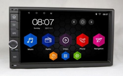 Установочный комплект с магнитолой на Android 7 NaviFly для Hyundai Solaris 2010-2017