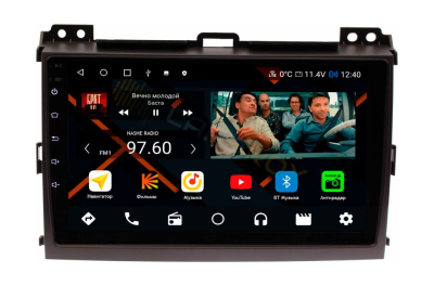 Штатная магнитола Toyota Prado 120 2002-2009 на Android 11, DSP, 4G, IPS / QLED 2K, Carplay - Cardrox CD-4017
