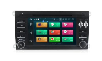 Штатное головное устройство Porshe Cayenne 2002-2010 на Android 10 Carmedia MKD-P797-P6N