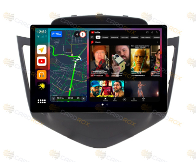 Штатная магнитола Chevrolet Cruze 2008-2012 на Android 10, DSP, 4G, IPS, Carplay - Cardrox CD-4057-13 (11-13 дюймов)