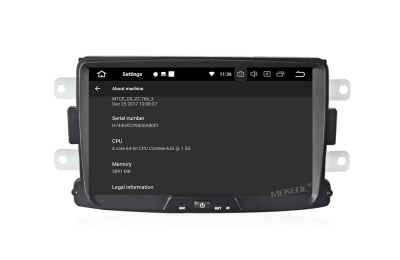 Штатное головное устройство Renault Duster, Sandero, Logan, Kaptur, Lada Xray на Android 10 Carmedia MKD-R831-P30