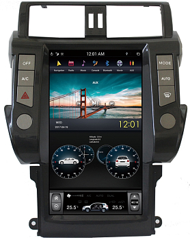 Магнитола Tesla для Toyota Land Cruiser Prado 150 2009-2013 на Android 4.4 CARMEDIA ZF-1817-4
