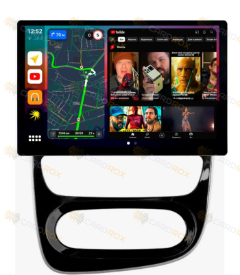 Штатная магнитола Renault Clio 2017+ на Android 10, DSP, 4G, IPS, Carplay - Cardrox CD-4622-13 (11-13 дюймов)