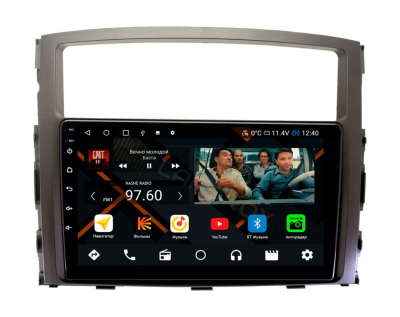 Штатная магнитола Mitsubishi Pajero 4 2006-2020 (с 6 по14 г -без цветного экрана) на Android 11, DSP, 4G, IPS / QLED 2K, Carplay - Cardrox CD-4046