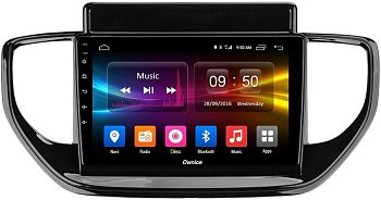Штатная магнитола для Hyundai Solaris 2020+ (штатный экран) на Android 10, DSP, HDMI, Интерьерная подсветка - Carmedia OL-9714-D