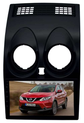 Штатная магнитола для Nissan Qashqai до 2014 года LeTrun 2741-3273 9 дюймов NS 2+16 Gb MTK-L Android 10.x DSP ++