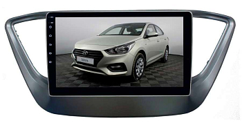 Магнитола Hyundai Solaris с 2017 года LeTrun 2757-4217 9 дюймов VT Android 10.x MTK-L 2+16 Gb ASP