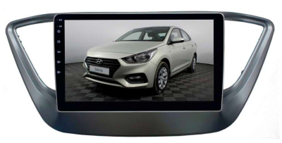 Магнитола Hyundai Solaris с 2017 года LeTrun 2757-4217 9 дюймов VT Android 10.x MTK-L 2+16 Gb ASP