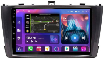 Штатная магнитола для Toyota Avensis 2009-2015 на Android 13, QLED/2K, 4G - FarCar S500 Plus (1224M графит)