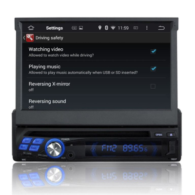 Универсальная автомагнитола 1DIN Carmedia KD-8600-P5 Android 9.0 DSP