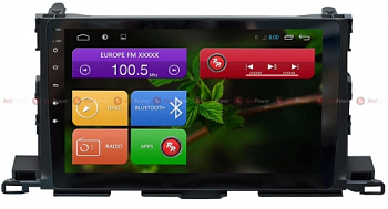 Штатное головное устройство Redpower 31184 R IPS DSP на Android 7.0+ для автомобилей Toyota Highlander III U50 2013-н, в
