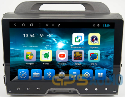 Штатное головное устройство Kia Sportage 2010-2016 на Android 8.1 CARMEDIA KR-9014-T8