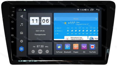 Штатная магнитола VOMI ZX604R9-7862-LTE-4-64 для Skoda Rapid NH3 рест 02.2017-11.2020 на Android 10
