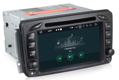 Штатное головное устройство Mercedes-Benz G класс 2001-2006, C класс, CLK, Vito, Viano на Android 10 Carmedia MKD-7012-P30