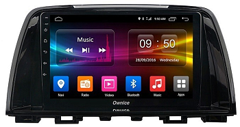 Штатная магнитола для Mazda 6 2012-2014 (с поддержкой всех штатных функций) на Android 12 (14), (QLED/2K) - Carmedia OL-9580-NPQU