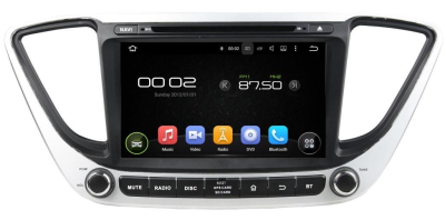 Штатная автомагнитола Hyundai Solaris 2017+ Carmedia KD-8211-P30 Android 10 DSP