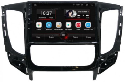 Штатная магнитола VOMI AK383R9-MTK Mitsubishi PajeroSport 3 2017+ (МКПП+климат), L200 2015-2018 (МКПП+климат), Fiat Fullback 2017+ (АКПП+климат) на Android 10