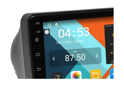 Штатная магнитола Toyota Vitz 1999 - 2005 взамен верхнего бардачка на Android 10, DSP, 4G, IPS, Carplay - Cardrox CD-4844-12 (12 дюймов)