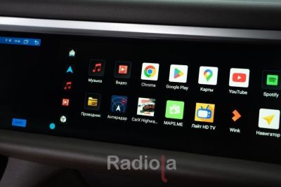 Монитор двойной 12,3"+12,3" Porsche Macan 2014-2016 (CDR3.0/PCM3.0) на Android 12 - Radiola RDL-Macan Dual