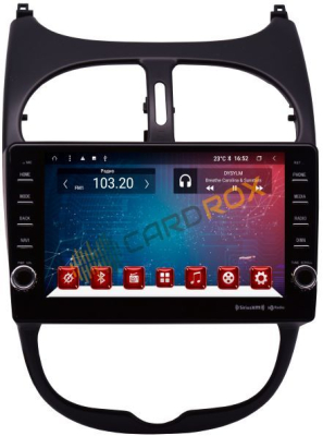 Штатная магнитола Peugeot 206 на Android 10 CARDROX FD-4614