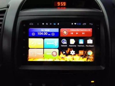 Штатное головное устройство Android 7.1 Carmedia DAQY-3996 для KIA Sorento XM 2009–2012 (дорестайл)
