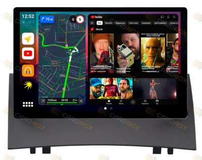 Штатная магнитола Renault Megane 2 на Android 10, DSP, 4G, IPS, Carplay - Cardrox CD-4619-13 (11-13 дюймов)
