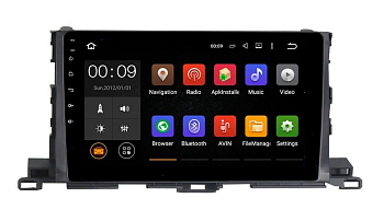 Штатная магнитола Roximo 4G (2K) RX-1112 Toyota Highlander 3 (Android 13)