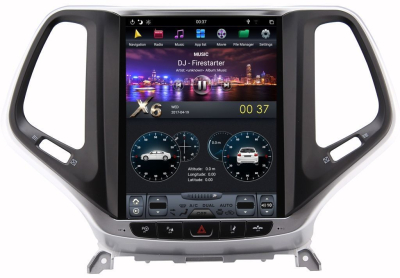 Магнитола Tesla для Jeep Cherokee 2014+ на Android 9.0 Carmedia ZF-1018G-DSP