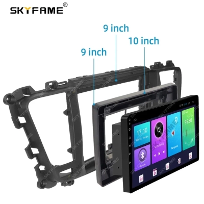 Универсальная магнитола на торпеду 9 -10 дюймов на Android 12 (14), (QLED/2K) - Carmedia SF-9010-NPQU