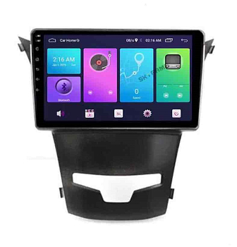 Штатная магнитола для Ssangyong Actyon/Korrando II 2013-2015 рестайлинг на Android 10, DSP, HDMI, Интерьерная подсветка - Carmedia SF-9082-D Штатная магнитола для Ssangyong Actyon/Korrando II 2013-2015 рестайлинг на Android 10, DSP, HDMI, Интерьерная подсветка - Carmedia SF-9082-D