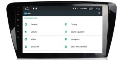 Штатное головное устройство Android 6.0 Carmedia MKD-1025 для Skoda Octavia A7 2013+