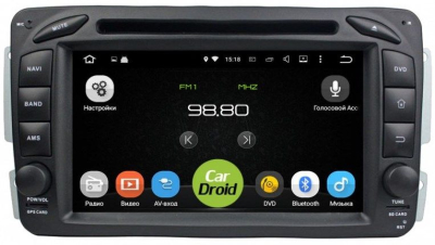 Штатная магнитола Roximo CarDroid RD-2501D для Mercedes Benz Vito. Viano, Vaneo W203 W208 W209 W463 W639 (Android 9.0) DSP