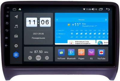 Штатная магнитола VOMI ZX444R9-7862-LTE для Audi TT 8J 04.2006-05.2014, TT RS 8J 03.2009-06.2014, TTS 8J 01.2008-09.2013 на Android 10