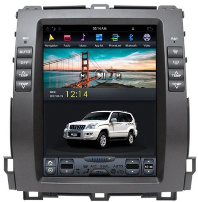 Магнитола Tesla для Toyota Land Cruiser Prado 120 2002-2009 на Android 9.0 Carmedia ZF-1116L-DSP Магнитола Tesla для Toyota Land Cruiser Prado 120 2002-2009 на Android 9.0 Carmedia ZF-1116L-DSP